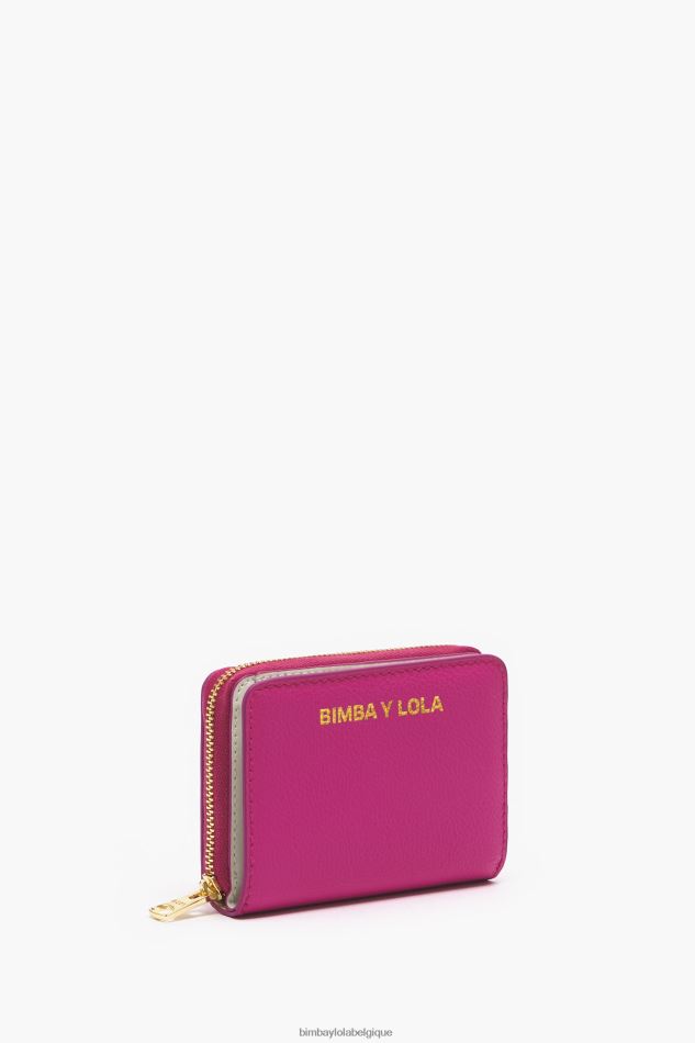 accessoires Bimba Y Lola sac à main à rabat en cuir fuchsia HV4486998