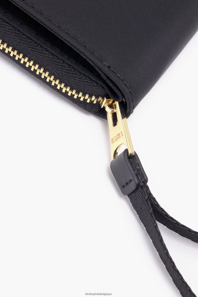 accessoires Bimba Y Lola sac à main à rabat en nylon noir HV44861029