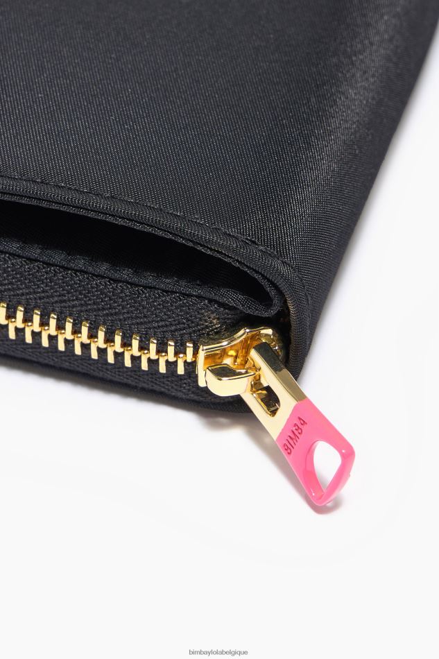 accessoires Bimba Y Lola sac à main à rabat en nylon noir HV44861058