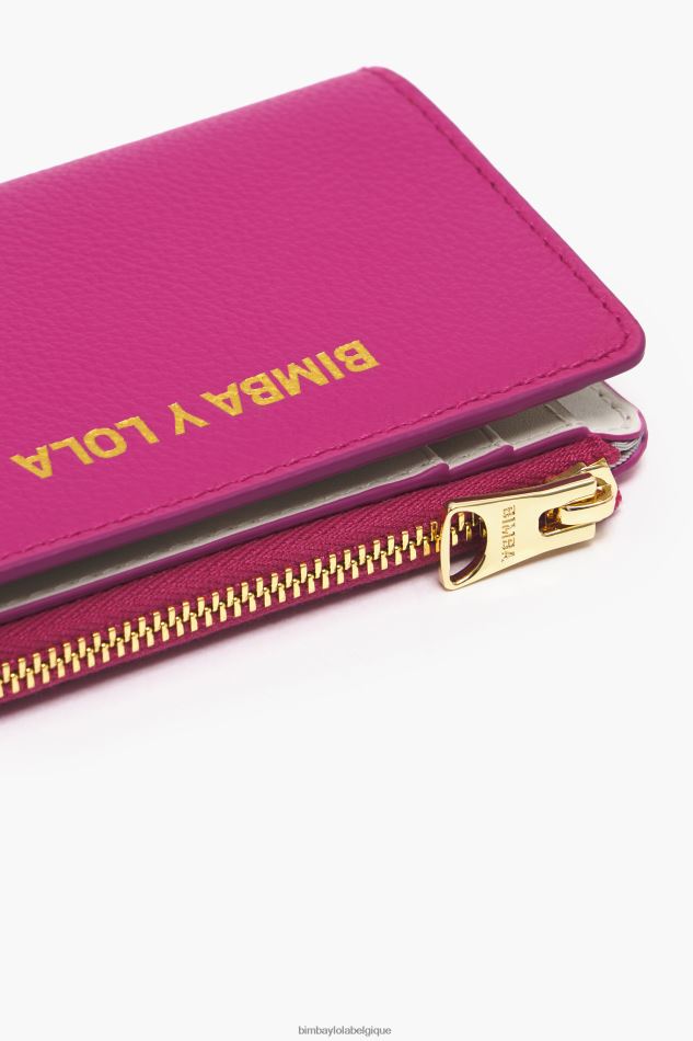 accessoires Bimba Y Lola sac à main rectangulaire en cuir fuchsia HV4486999