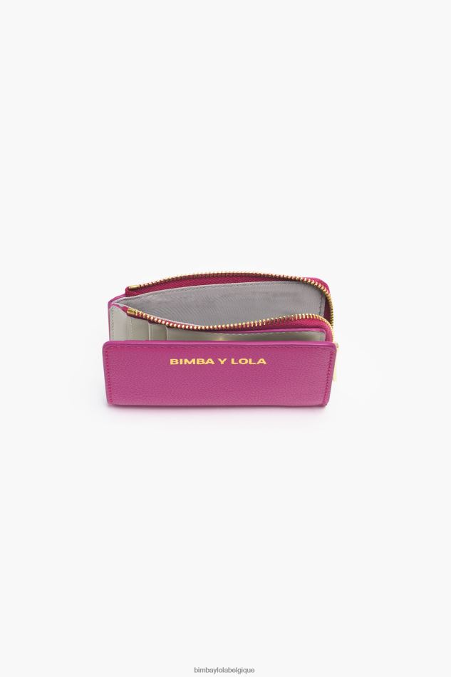 accessoires Bimba Y Lola sac à main rectangulaire en cuir fuchsia HV4486999
