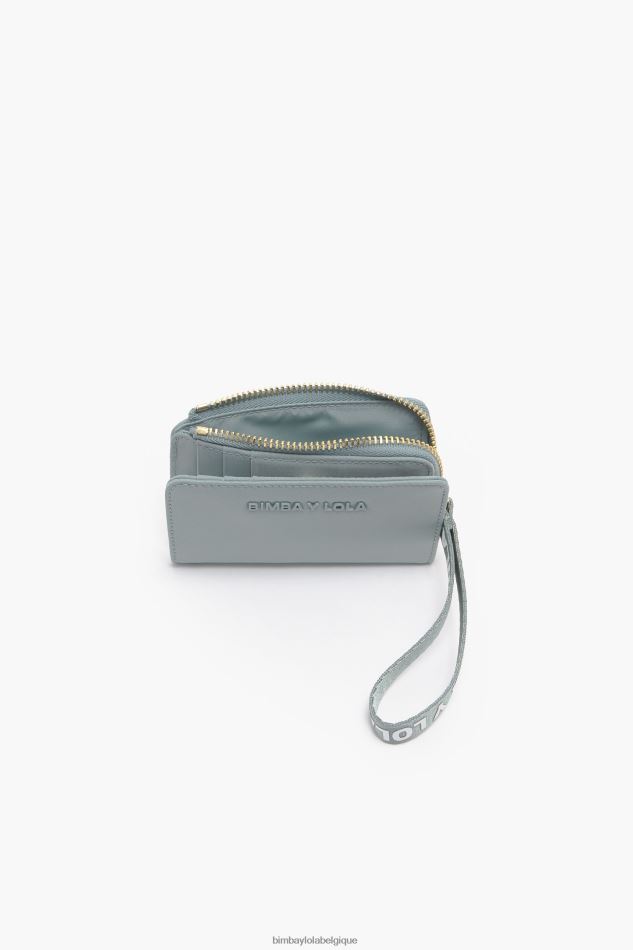 accessoires Bimba Y Lola sac à main rectangulaire en nylon bleu vert HV4486982