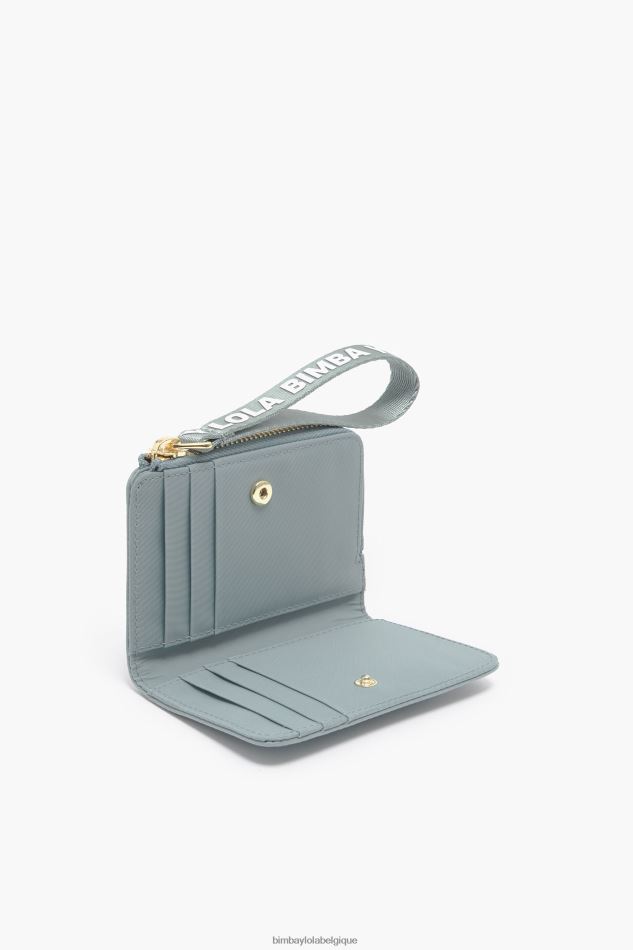 accessoires Bimba Y Lola sac à main rectangulaire en nylon bleu vert HV4486982