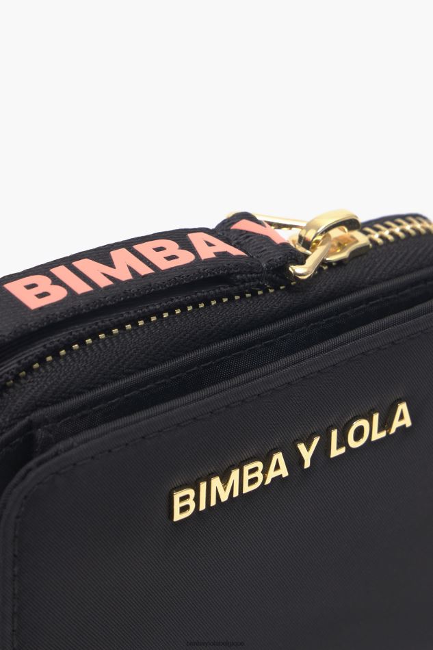 accessoires Bimba Y Lola sac à main rectangulaire en nylon noir HV44861022