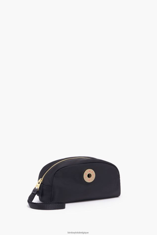accessoires Bimba Y Lola trousse de maquillage demi-lune en nylon noir HV44861100