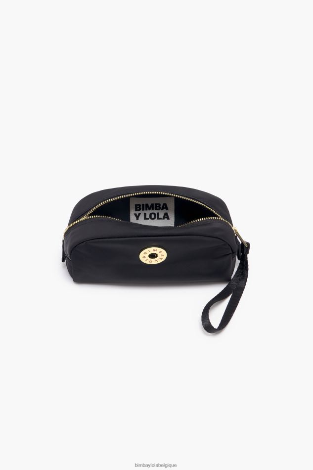 accessoires Bimba Y Lola trousse de maquillage demi-lune en nylon noir HV44861100