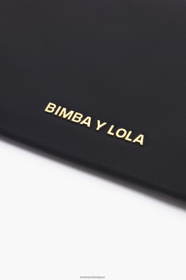 accessoires Bimba Y Lola trousse de maquillage moyenne rectangulaire en nylon noir HV44861101