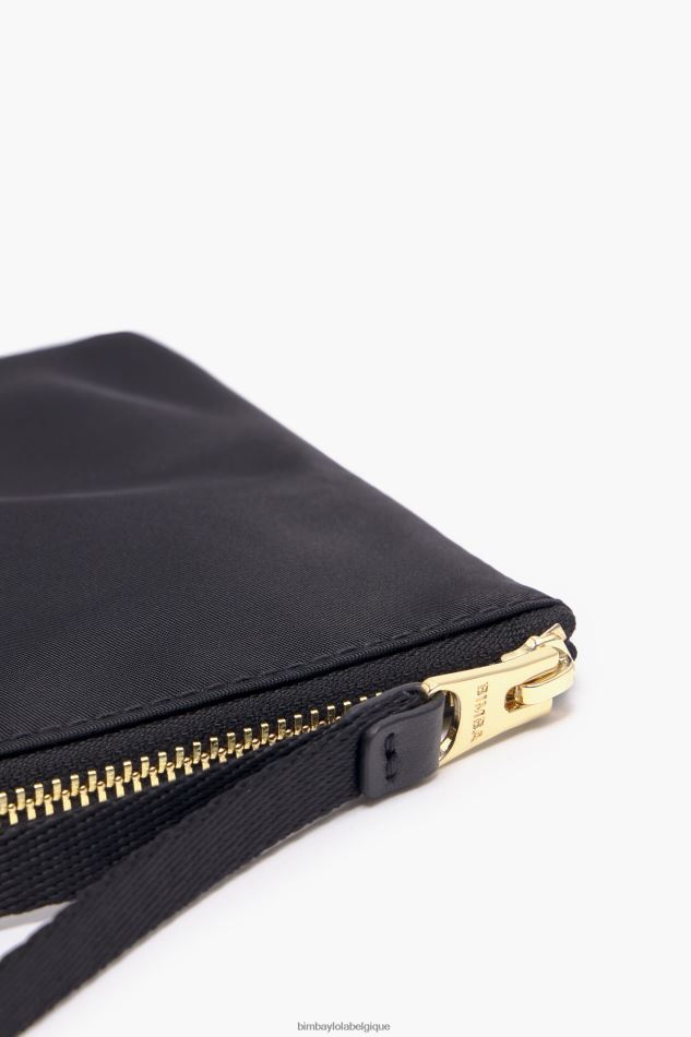 accessoires Bimba Y Lola trousse de maquillage plate en nylon noir HV44861097