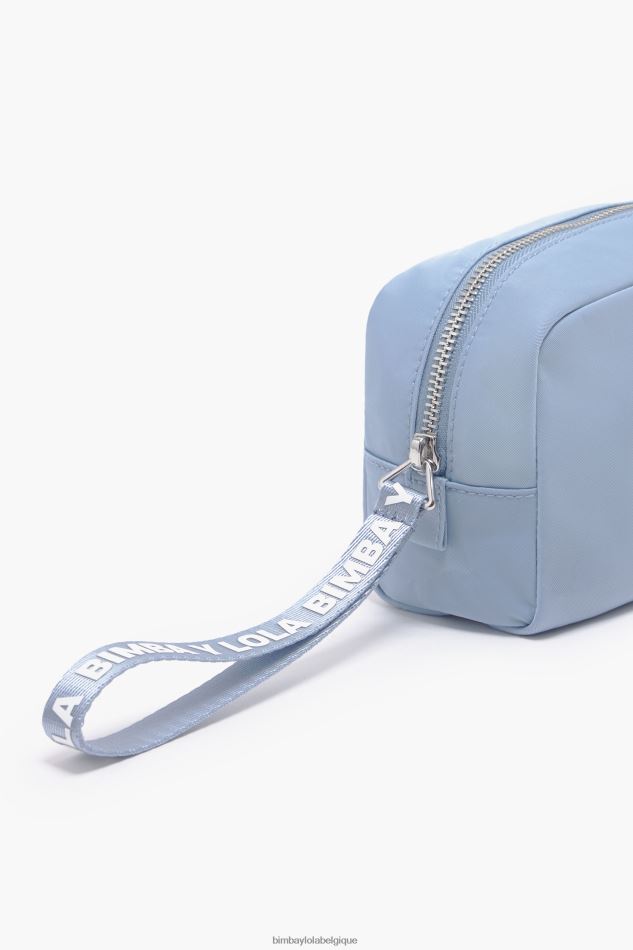 accessoires Bimba Y Lola trousse de maquillage rectangulaire en nylon bleu HV44861090