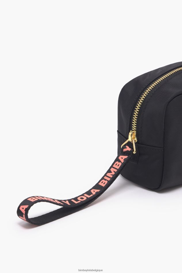 accessoires Bimba Y Lola trousse de maquillage rectangulaire en nylon noir HV44861104