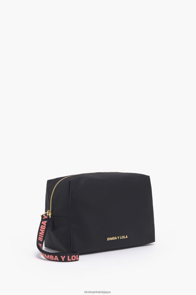 accessoires Bimba Y Lola trousse de maquillage rectangulaire en nylon noir HV44861105