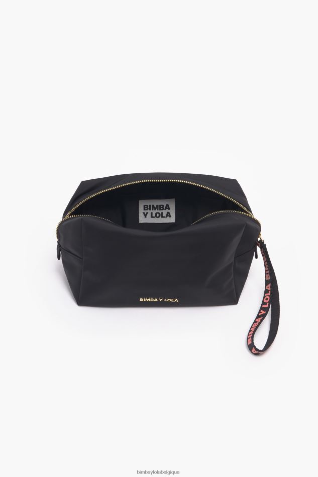 accessoires Bimba Y Lola trousse de maquillage rectangulaire en nylon noir HV44861105