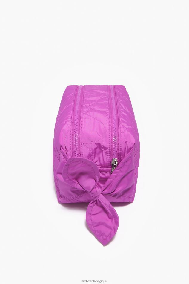 accessoires Bimba Y Lola trousse de maquillage rectangulaire en nylon rose HV44861107