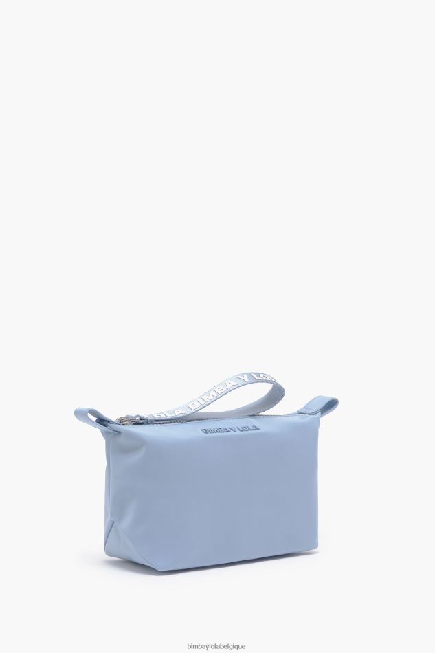 accessoires Bimba Y Lola trousse de maquillage trapèze en nylon bleu HV44861092