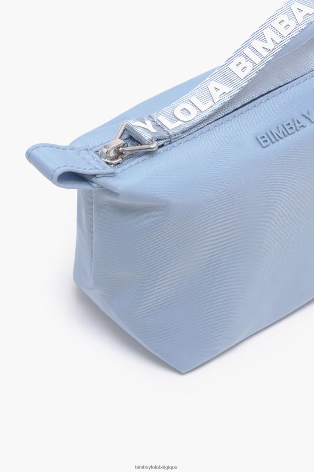 accessoires Bimba Y Lola trousse de maquillage trapèze en nylon bleu HV44861092