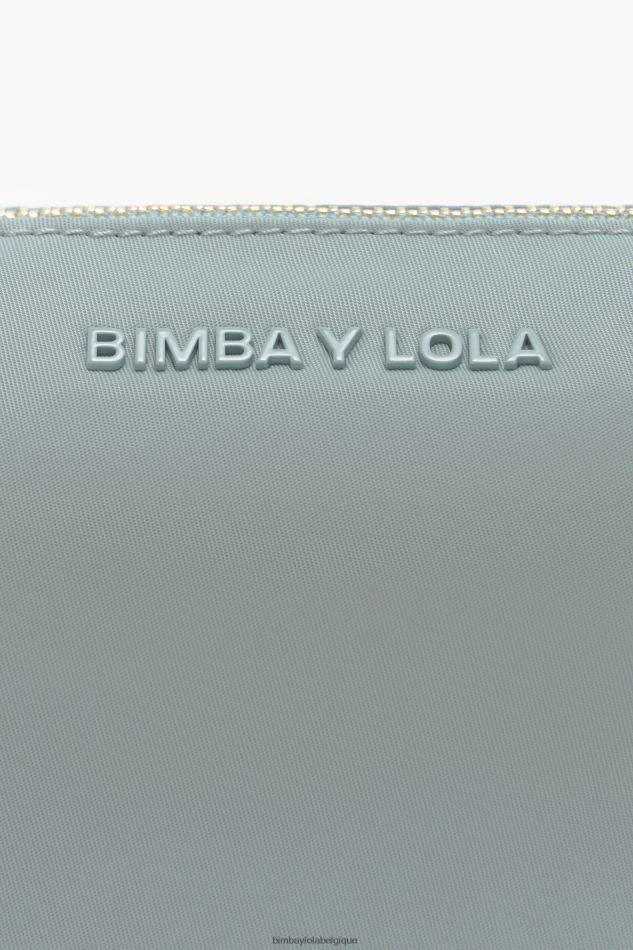 accessoires Bimba Y Lola trousse de maquillage trapèze en nylon bleu vert HV44861091