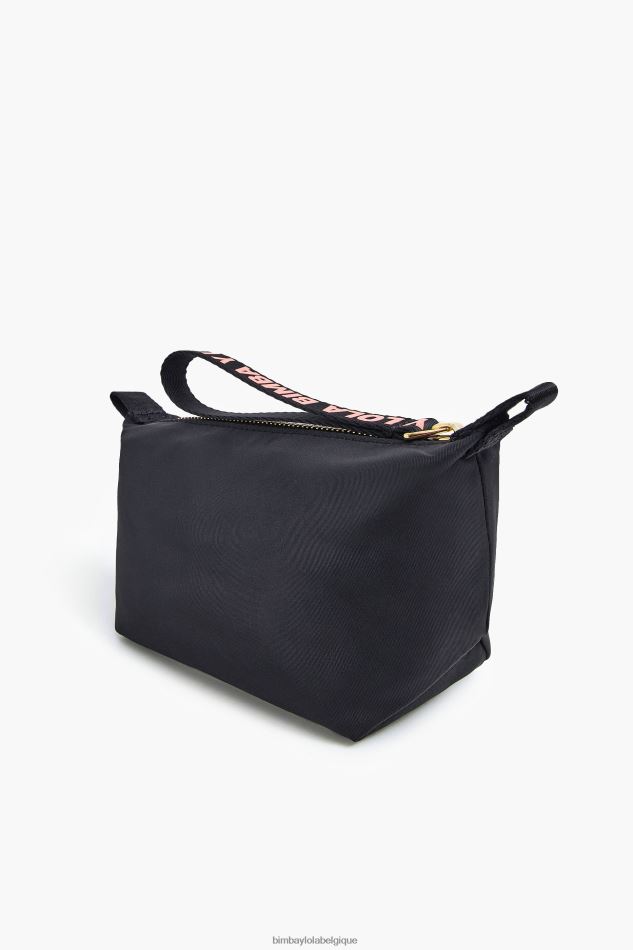 accessoires Bimba Y Lola trousse de maquillage trapèze en nylon noir HV44861102