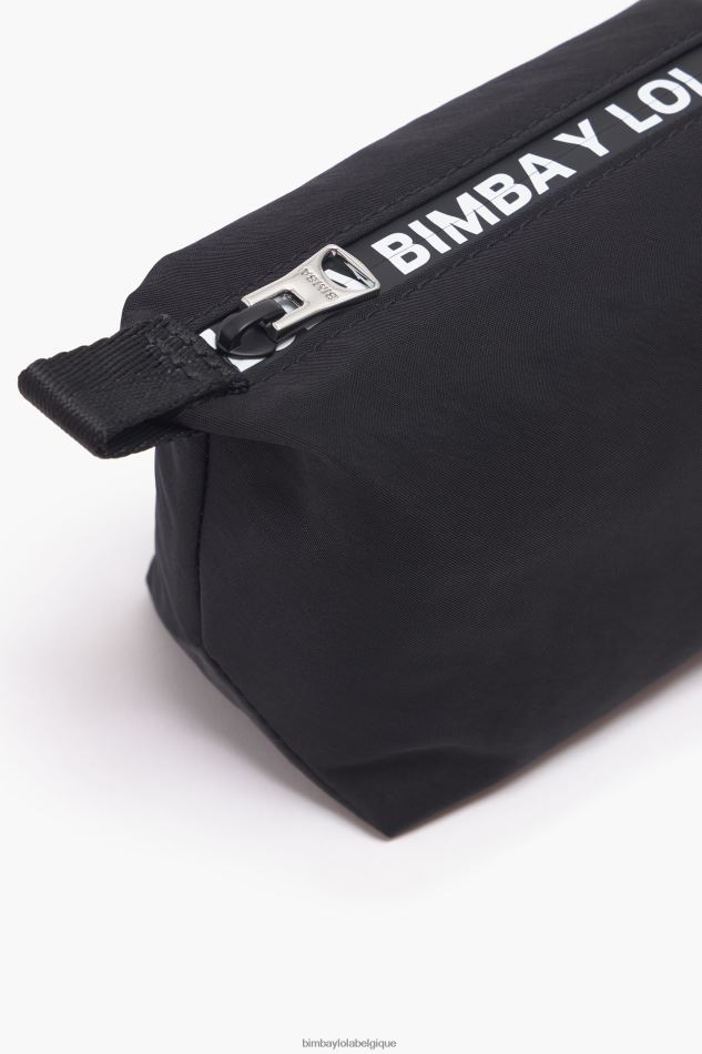 accessoires Bimba Y Lola trousse de maquillage trapèze en nylon noir HV44861113