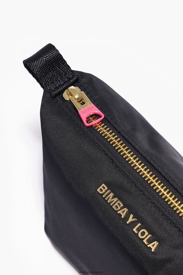 accessoires Bimba Y Lola trousse de maquillage trapèze en nylon noir HV44861115