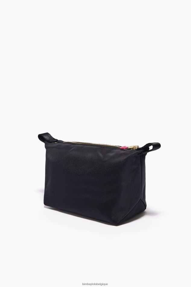 accessoires Bimba Y Lola trousse de maquillage trapèze en nylon noir HV44861115