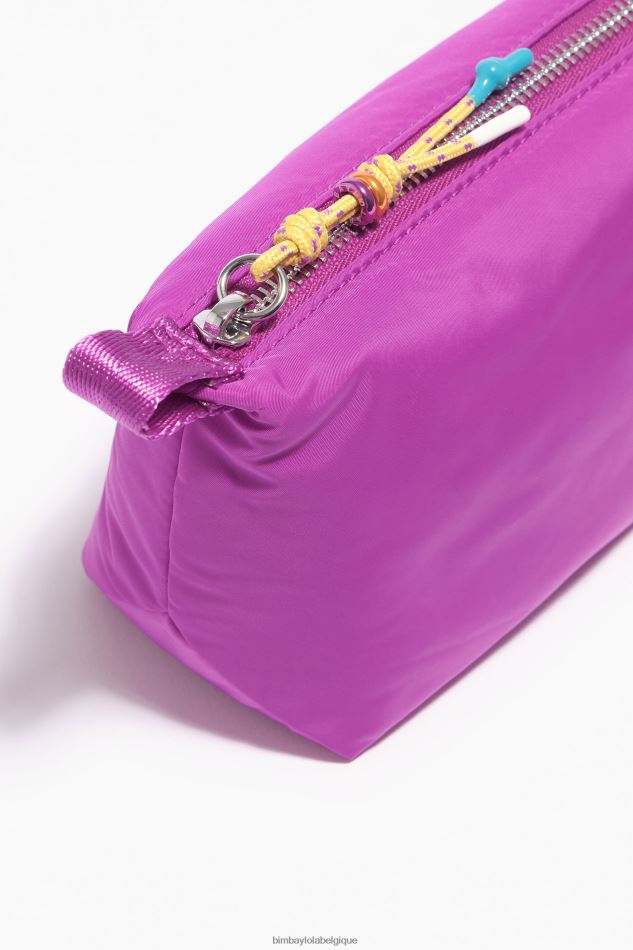 accessoires Bimba Y Lola trousse de maquillage trapèze en nylon rose HV44861111