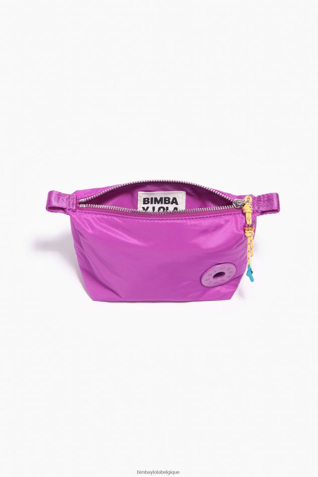 accessoires Bimba Y Lola trousse de maquillage trapèze en nylon rose HV44861111