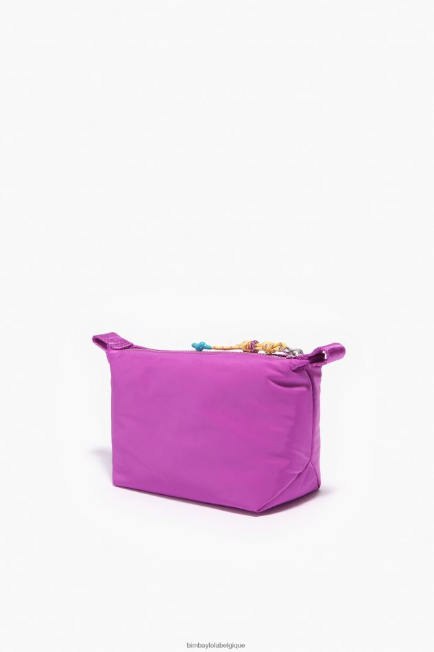 accessoires Bimba Y Lola trousse de maquillage trapèze en nylon rose HV44861111