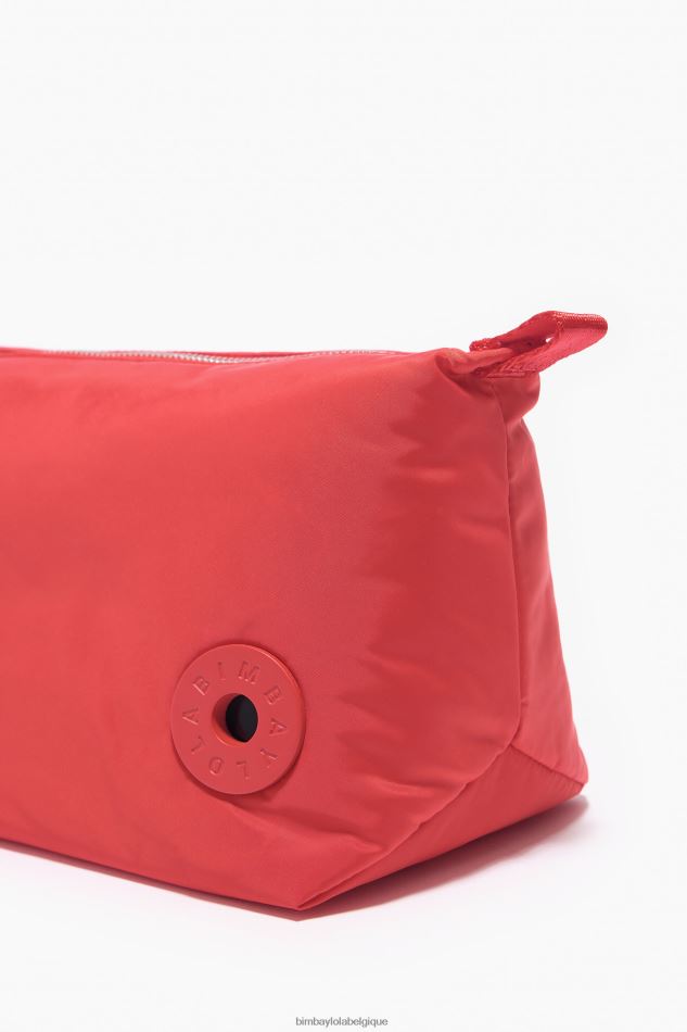 accessoires Bimba Y Lola trousse de maquillage trapèze en nylon rouge HV44861110