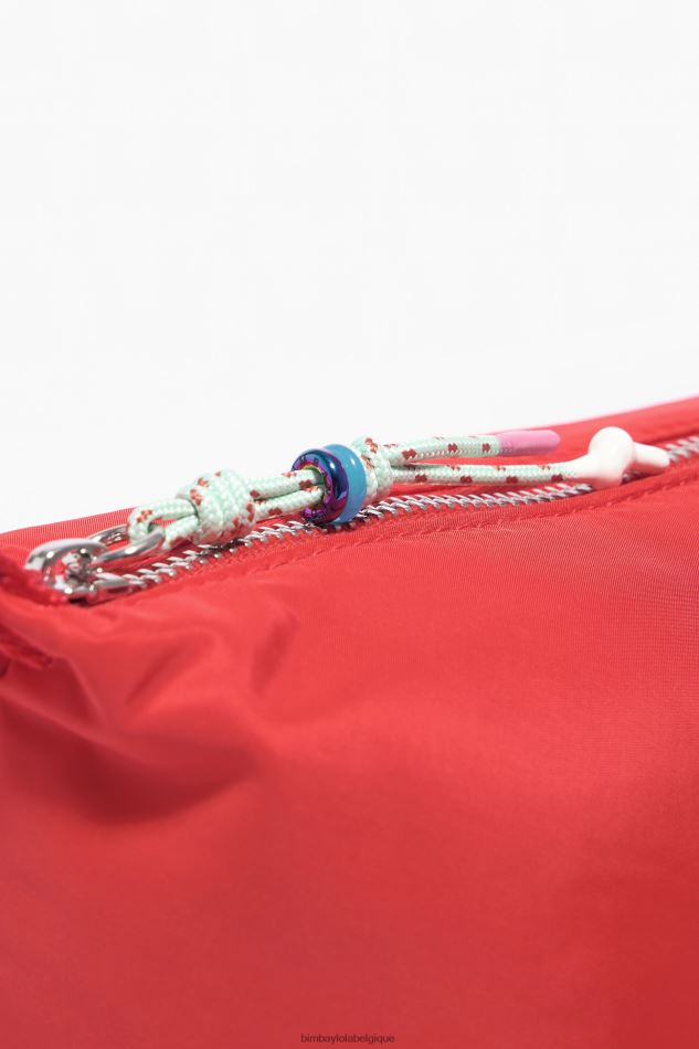 accessoires Bimba Y Lola trousse de maquillage trapèze en nylon rouge HV44861110