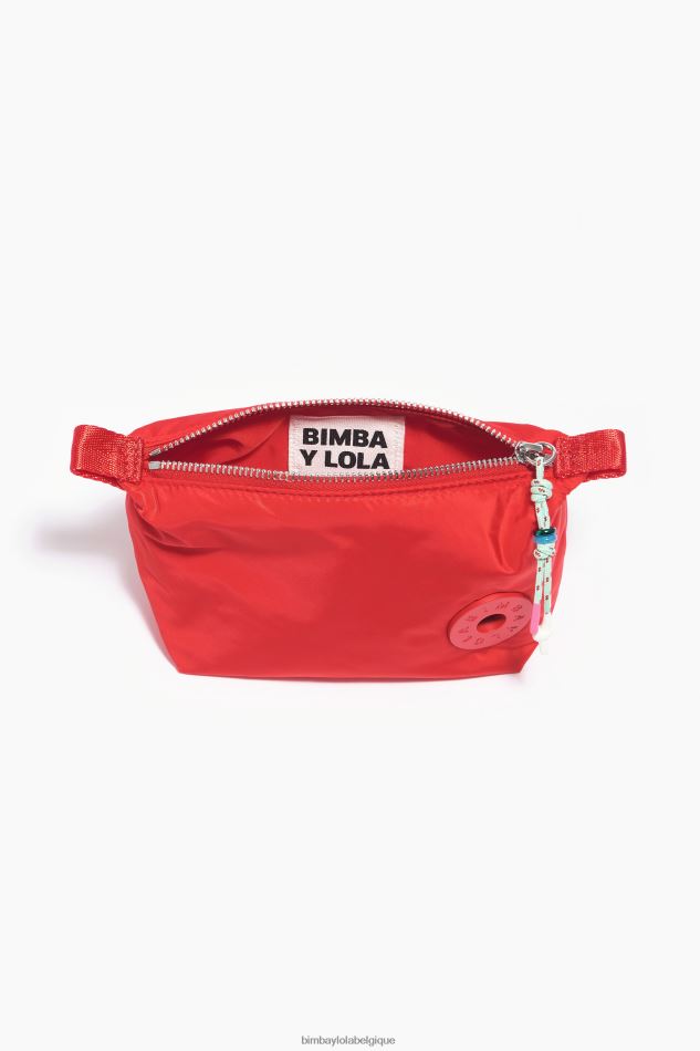 accessoires Bimba Y Lola trousse de maquillage trapèze en nylon rouge HV44861112