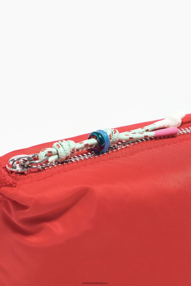 accessoires Bimba Y Lola trousse de maquillage trapèze en nylon rouge HV44861112