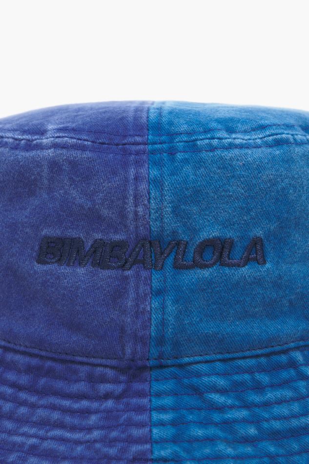 accessoires Bimba Y Lola bob en coton bicolore bleu HV4486873