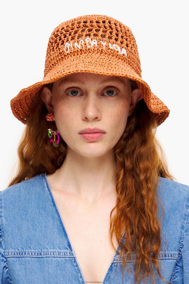 accessoires Bimba Y Lola bob en raphia orange HV4486853