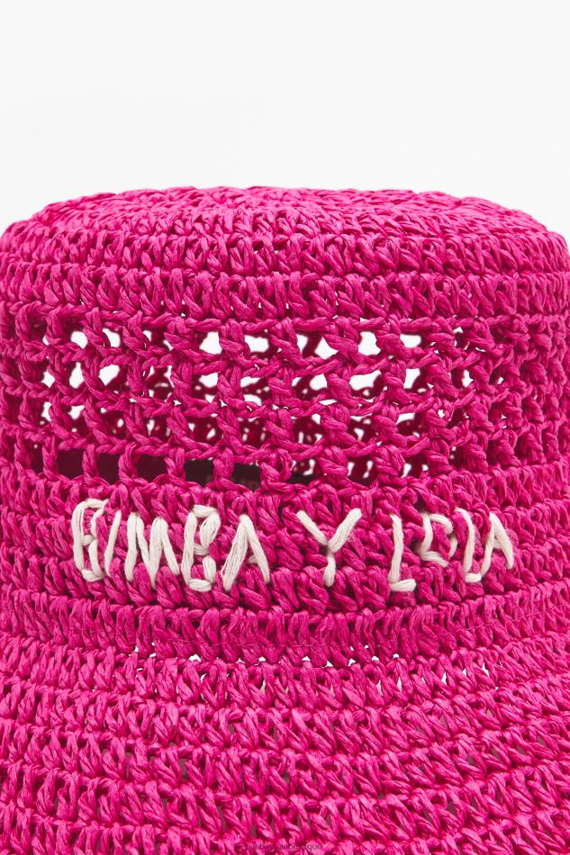 accessoires Bimba Y Lola bob en raphia rose HV4486854