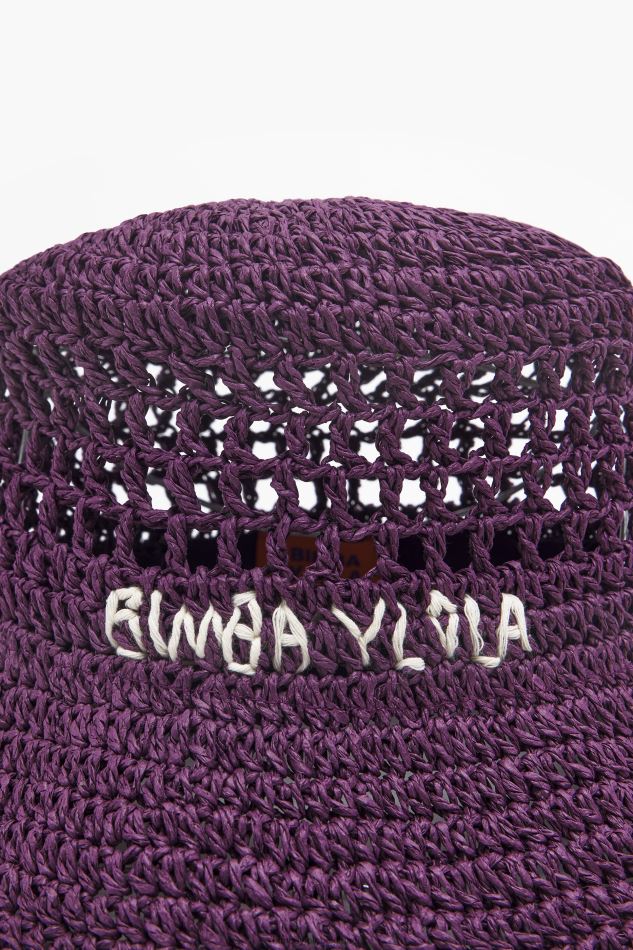 accessoires Bimba Y Lola bob en raphia violet HV44861203