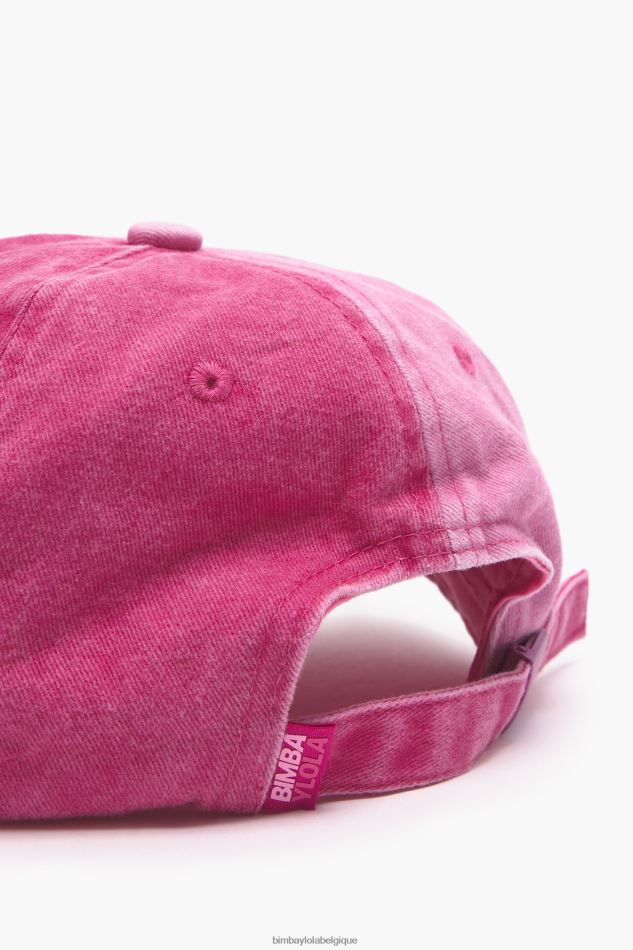 accessoires Bimba Y Lola casquette en coton bicolore rose HV4486871