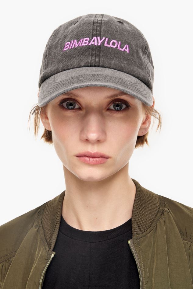 accessoires Bimba Y Lola casquette en coton noir HV4486857