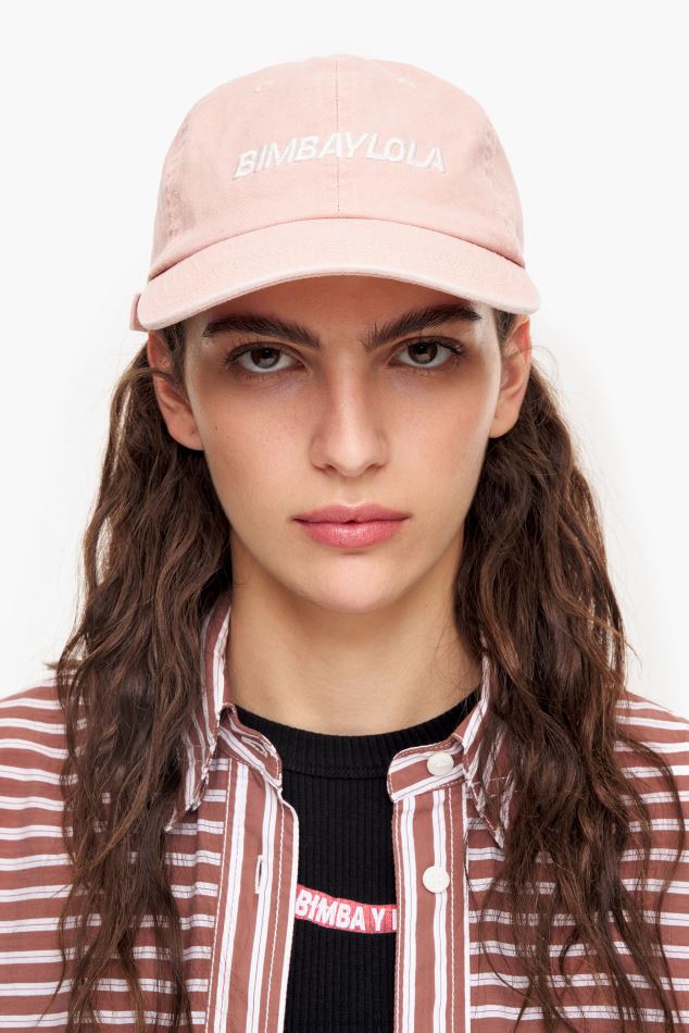 accessoires Bimba Y Lola casquette en coton rose HV4486861