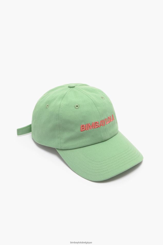 accessoires Bimba Y Lola casquette en coton vert HV4486859
