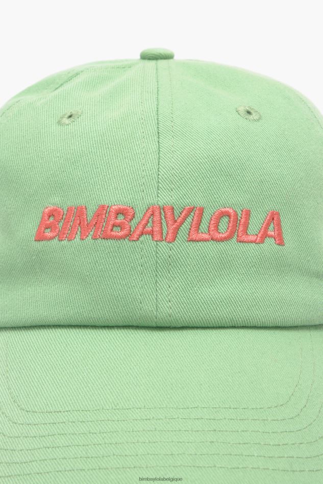 accessoires Bimba Y Lola casquette en coton vert HV4486859