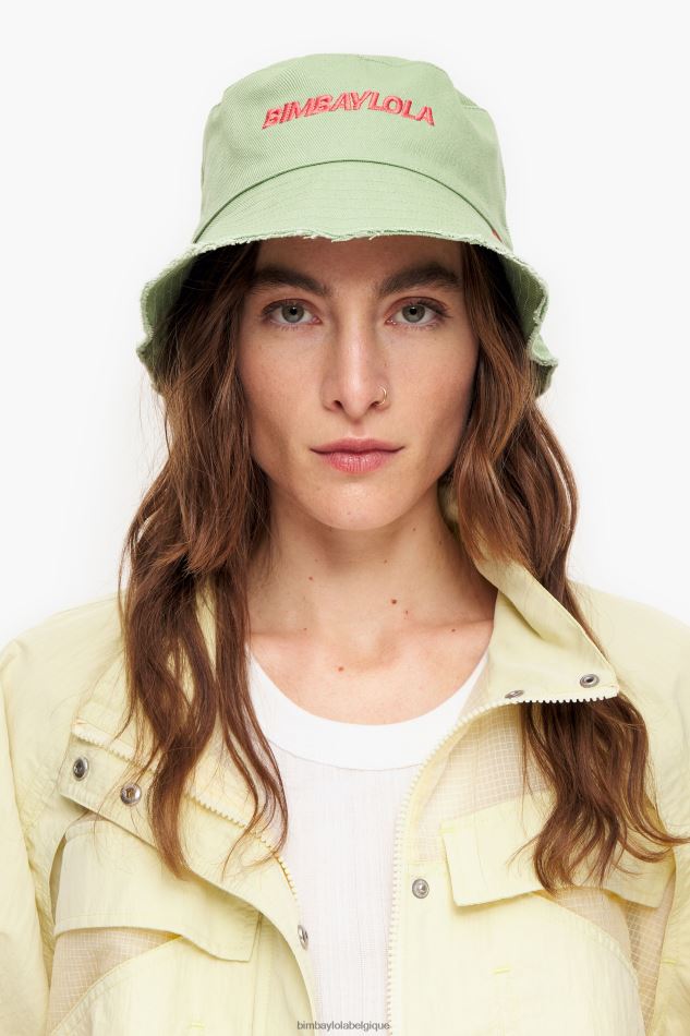 accessoires Bimba Y Lola chapeau de seau vert HV4486858