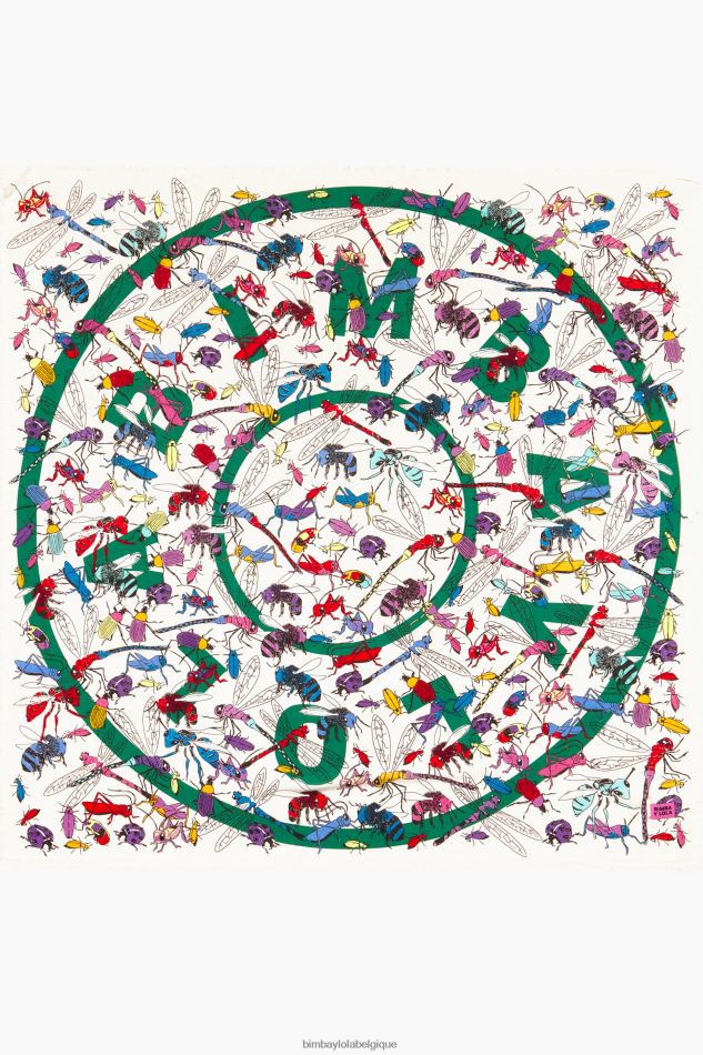accessoires Bimba Y Lola châle insectes et logo blanc HV4486641