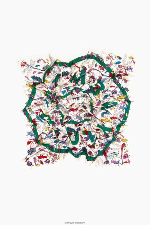 accessoires Bimba Y Lola châle insectes et logo blanc HV4486641