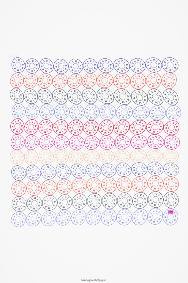 accessoires Bimba Y Lola châle à logos blanc HV4486624