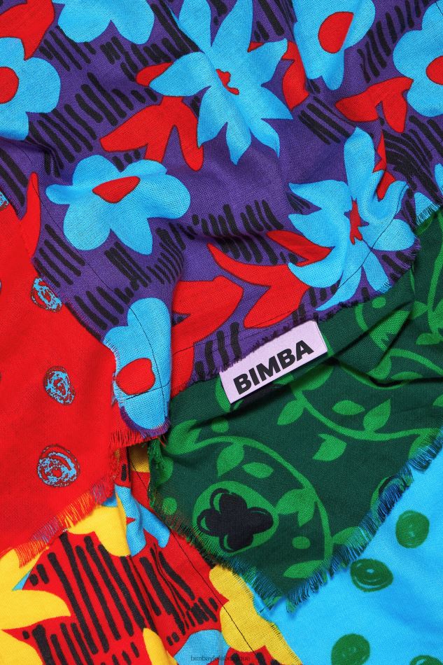 accessoires Bimba Y Lola châle patchwork noir HV4486651