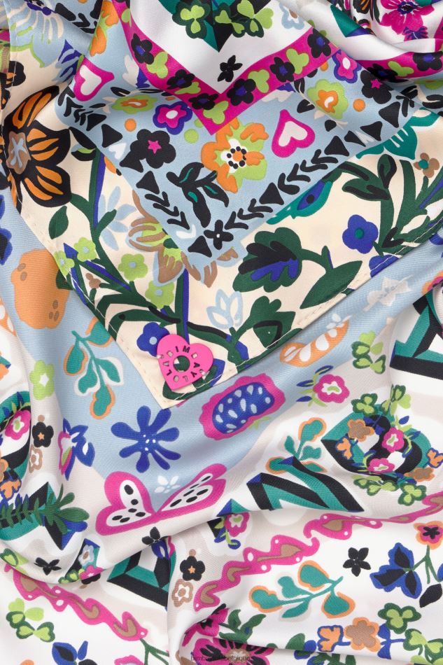 accessoires Bimba Y Lola écharpe à fleurs blanc HV4486655