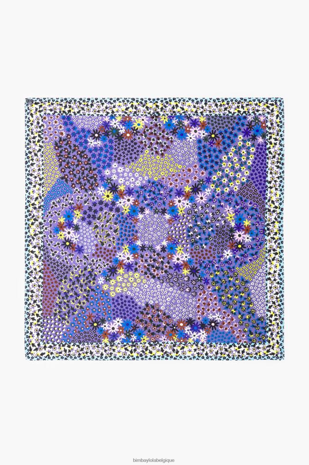 accessoires Bimba Y Lola écharpe à fleurs lilas HV4486630
