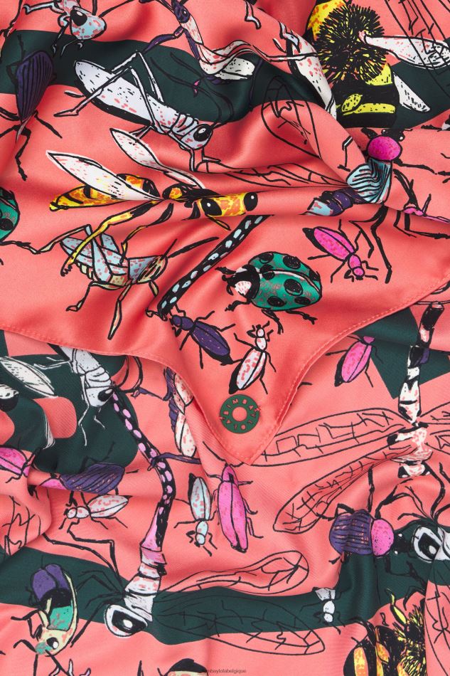 accessoires Bimba Y Lola écharpe insectes et logo corail HV4486642