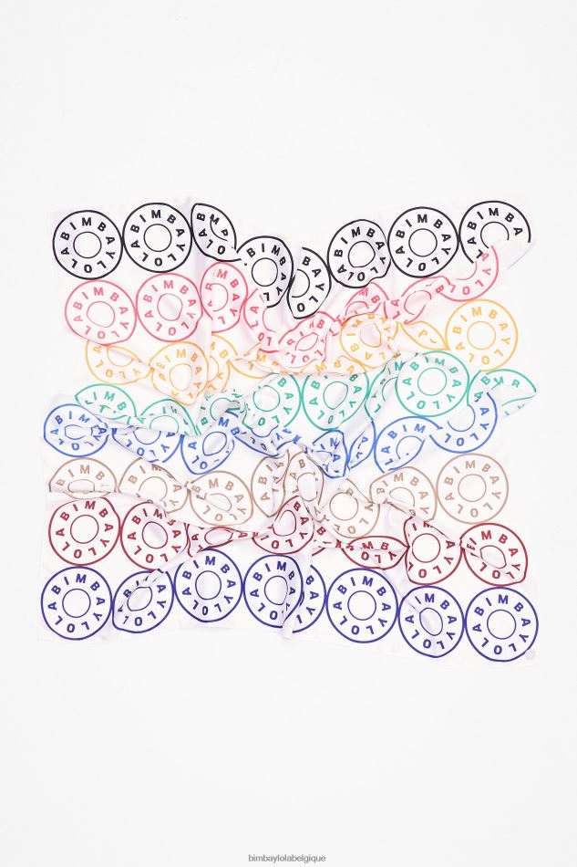 accessoires Bimba Y Lola écharpe à logos blanc HV4486625