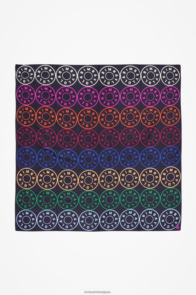 accessoires Bimba Y Lola écharpe à logos noir HV4486626